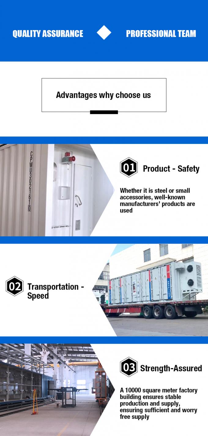 SPHC Kontainer Pengangkutan Logam Kontainer penyimpanan biru