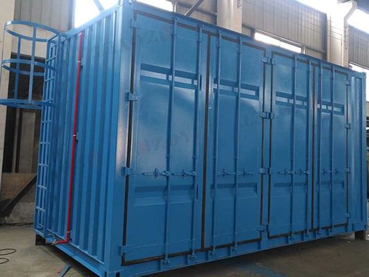 Blue Containerized Water Treatment Empty Containerized Ro Pembangkit