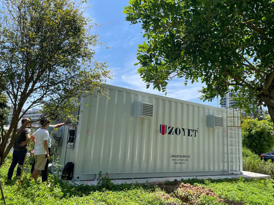 Kontainer Penyimpanan Baterai Berkontainer yang Disesuaikan Putih