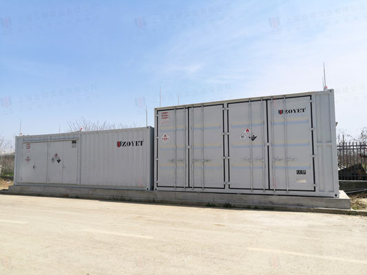 Kontainer Baterai Surya Bergerak Kontainer Kubik Tinggi 40Ft Dengan Pintu Sisi