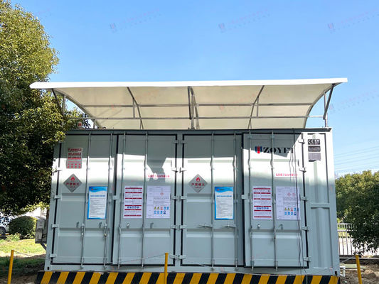 Wadah Pengisian Daya Baterai Luar Ruangan Berkapasitas Khusus dengan Konstruksi Tahan Api dan Regulasi Suhu Cerdas