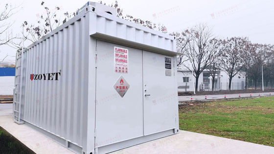Q235B Solar Powered Shipping Container 20 Ft Tinggi Kubik Side Door Container