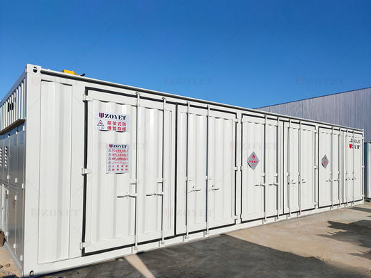 Wadah Penyimpanan Tabung Gas Luar Ruangan Tahan UV dengan Insulasi Lapisan Ganda dan Kapasitas yang Dapat Disesuaikan