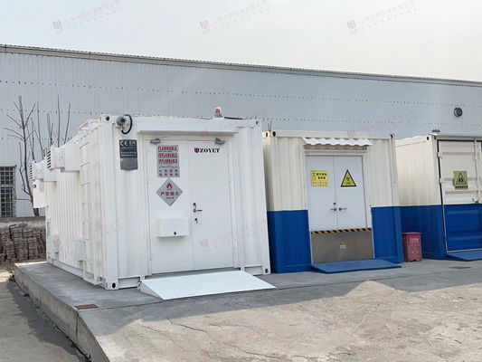 40ft Outdoor Battery Charging Container Lithium Battery Test Room Overcharge dan Perlindungan Overheat