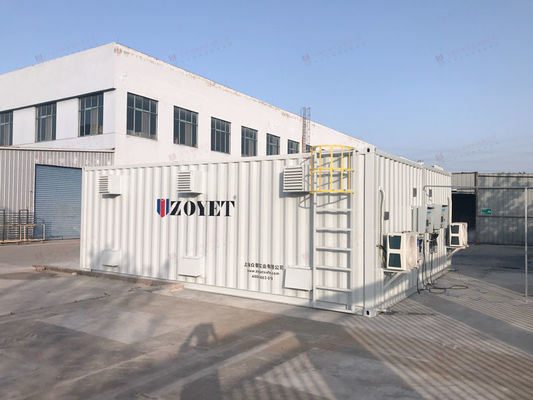 20ft Heavy Duty Outdoor Battery Charging Container Dengan Integrated Lithium-Ion Battery Test Room Untuk Baterai Kapasitas Besar