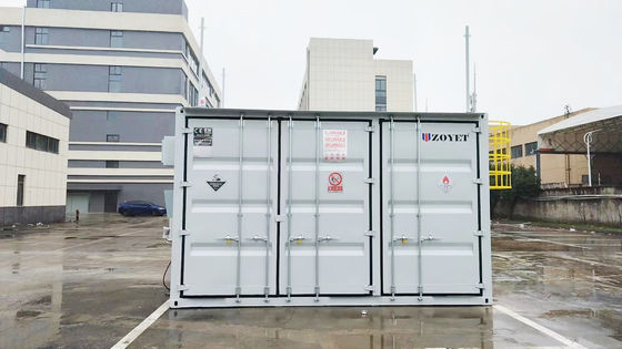 Wadah Penyimpanan Tabung Gas Tahan Ledakan Ukuran Kustom dengan Isolasi Lapisan Ganda dan Kontrol Suhu