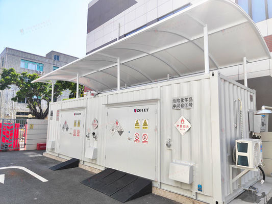 Pintu yang disesuaikan Modular Data Center Container Produsen Corten Steel
