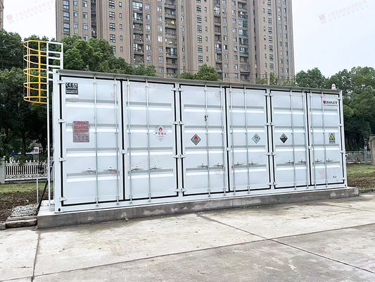 Api atau Asphalt Dipanaskan Listrik Un T3 20Ft Bitumen Transportasi Tangki Container Untuk Dijual