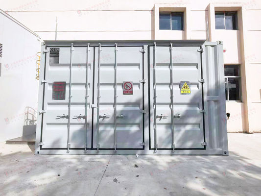 20ft Outdoor Dangerous Goods Chemical Storage 20ft Open Side Door Shipping Container untuk penyimpanan