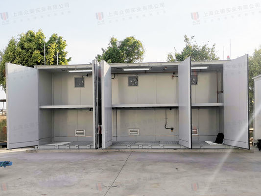 Disesuaikan 20ft 40ft Self Portable Storage Unit Untuk Barang Berbahaya 5,5 Pound